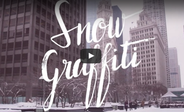 Graffiti con nieve video