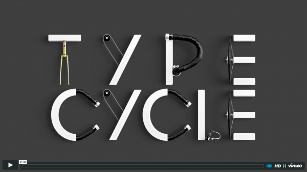 Type Cycle tipografía video